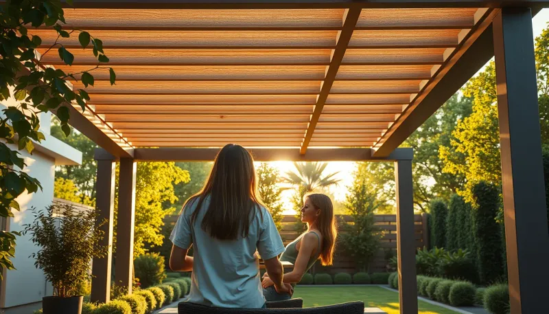 Choisir l'épaisseur des lames pour une pergola bioclimatique durable