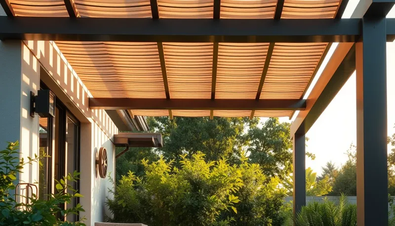 Pergola bioclimatique adossée : comprendre les contraintes de fixation